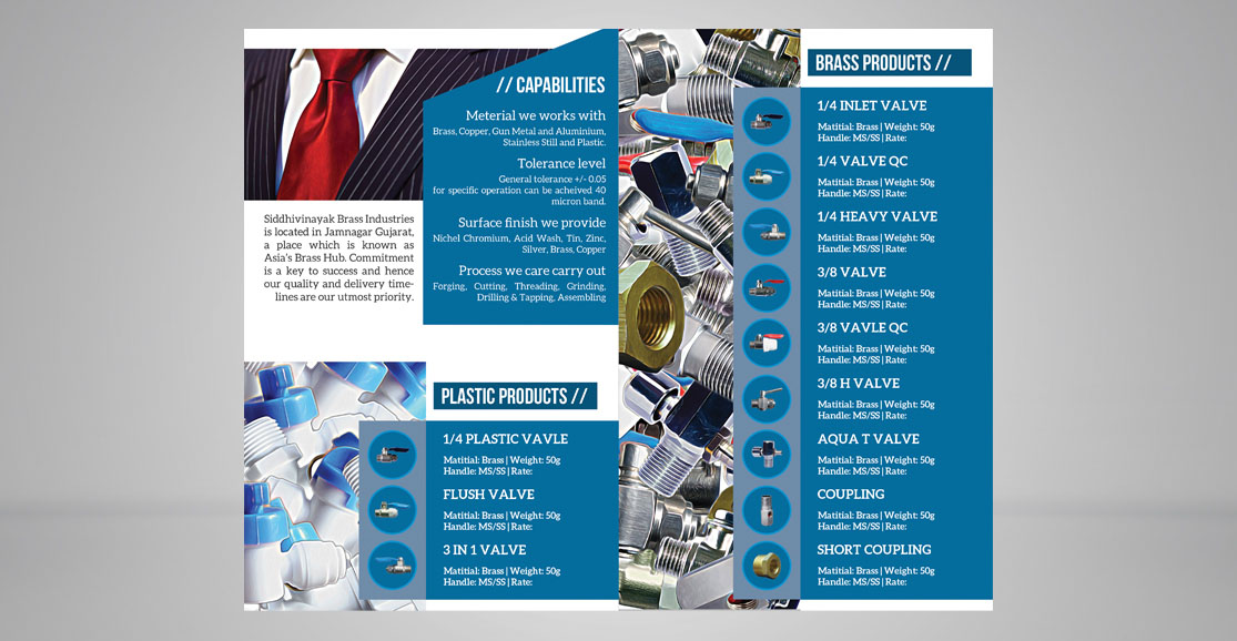 Trifold Brochure Back Design